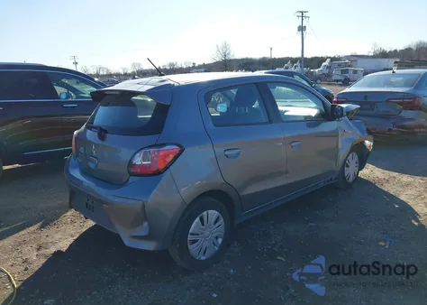 2021 Mitsubishi Mirage Carbonite Edition/Es/Le from USA, damaged, VIN ML32AUHJ4MH010051